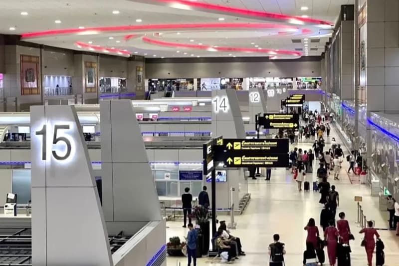 Τερματικός σταθμός του αεροδρομίου Suvarnabhumi της Μπανγκόκ